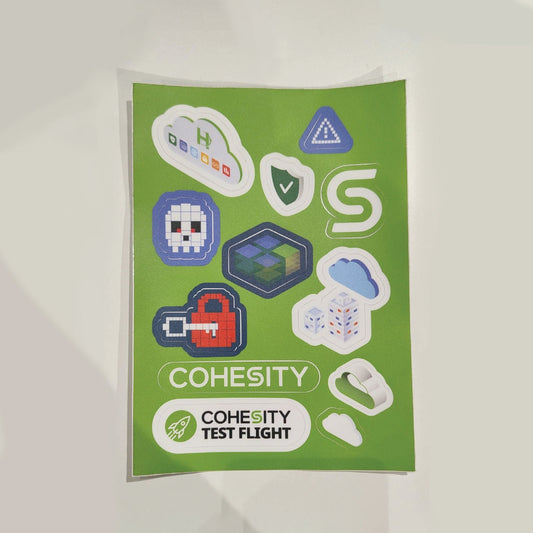 Cohesity Test Flight Sticker Sheets (Asean)