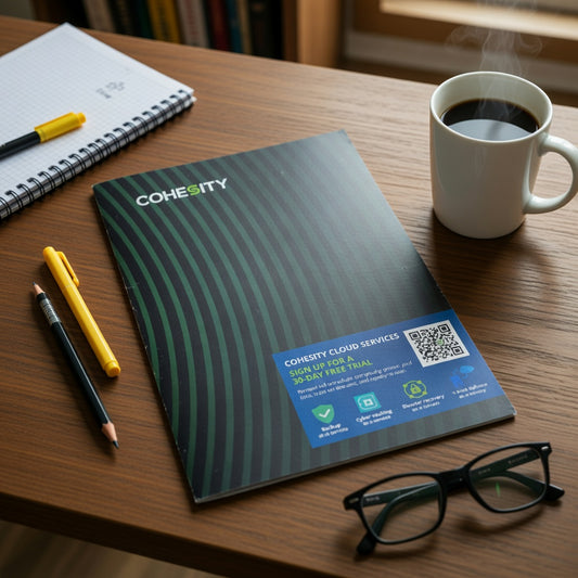 Cohesity Logolux Custom Journal  with Card