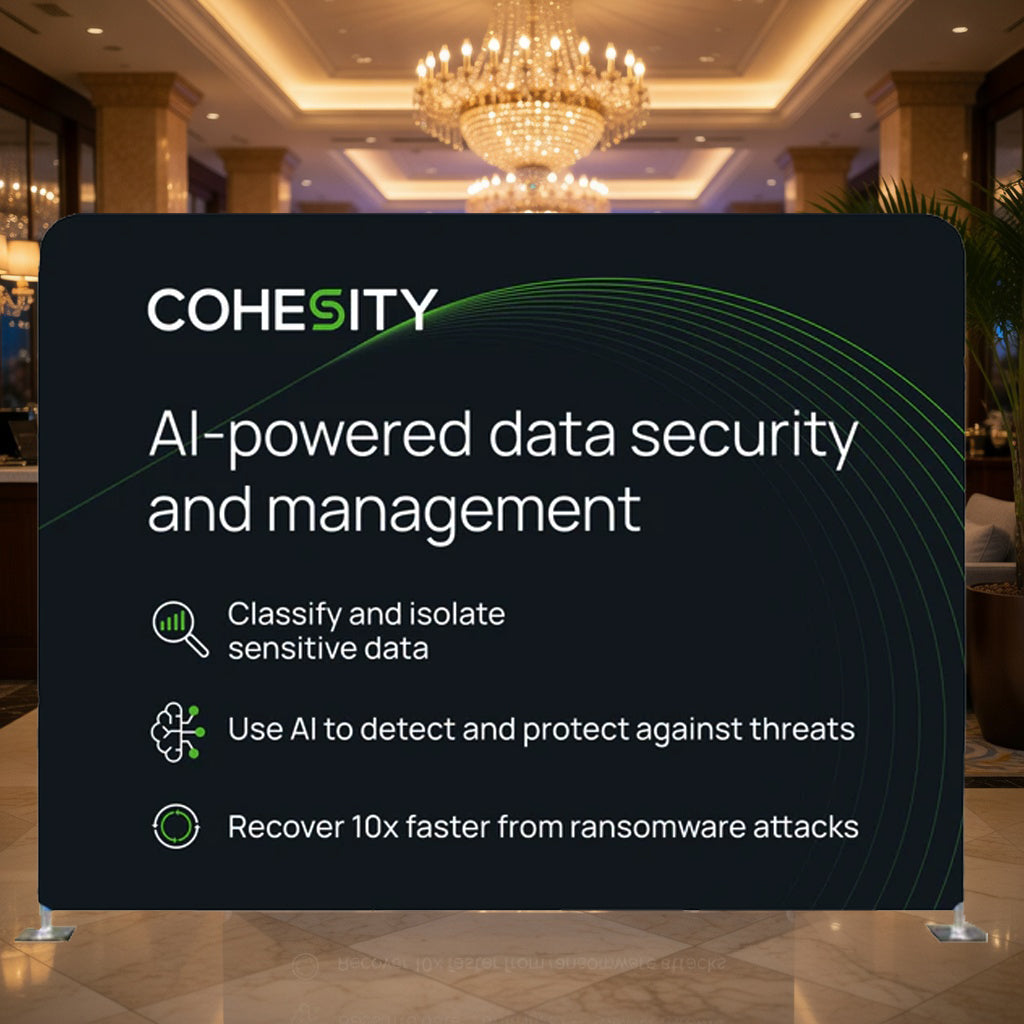 Cohesity Media Banner (AI Powered Data Security)