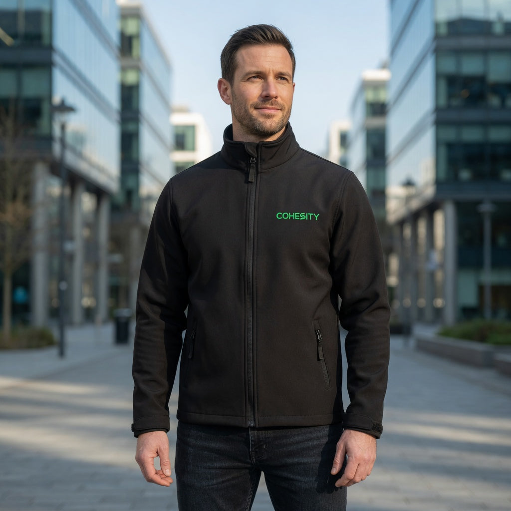 New Cohesity Men Softshell Jacket 2XL