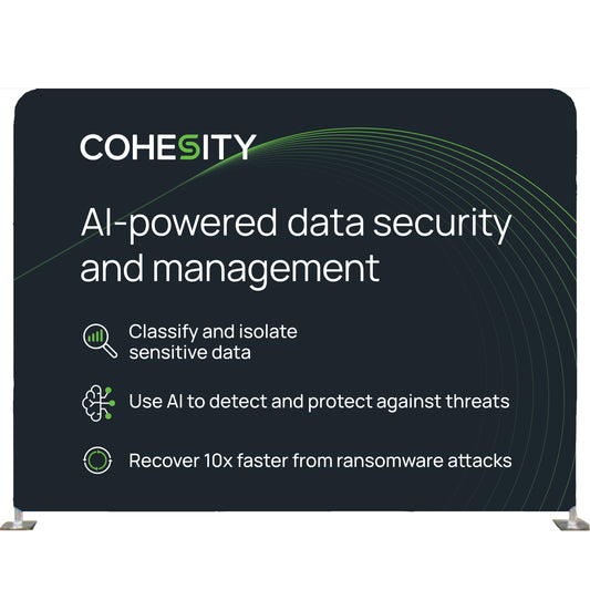 Cohesity Media Banner (AI Powered Data Security)